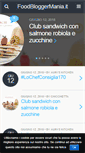 Mobile Screenshot of foodbloggermania.it